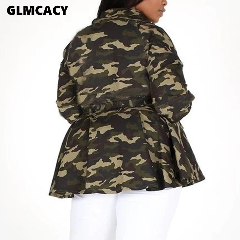 Женская камуфляжная куртка размера плюс армейская зеленая куртка-бомбер