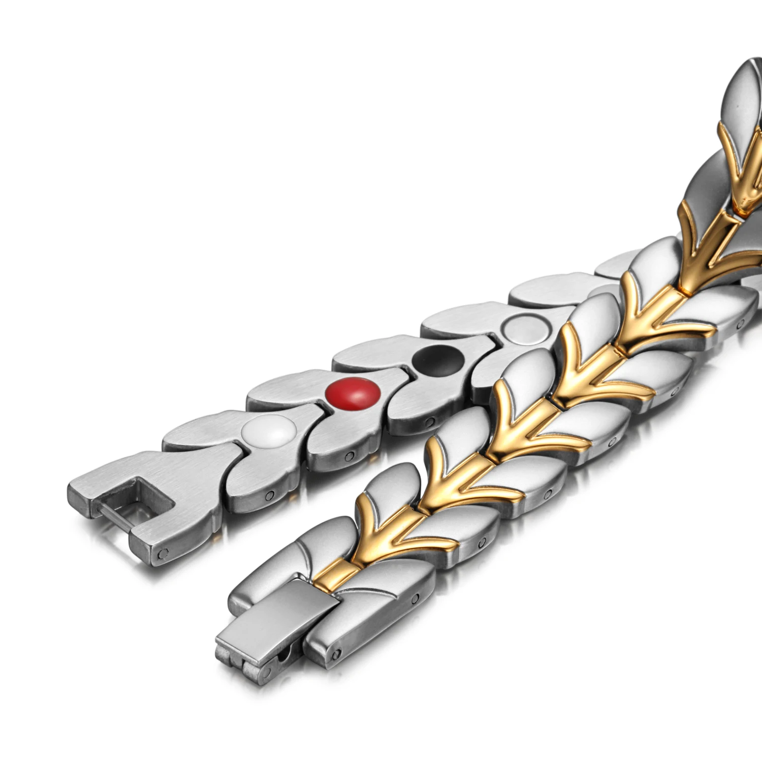 Магнитный браслет из нержавеющей стали с эффектом снятия усталости | Украшения и