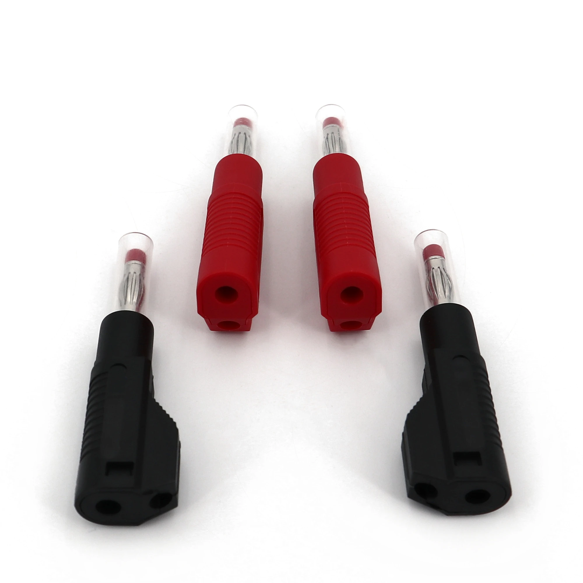 10 шт. 4 мм штекер типа банан Выдвижная трубка Штабелируемый паяльный разъем |