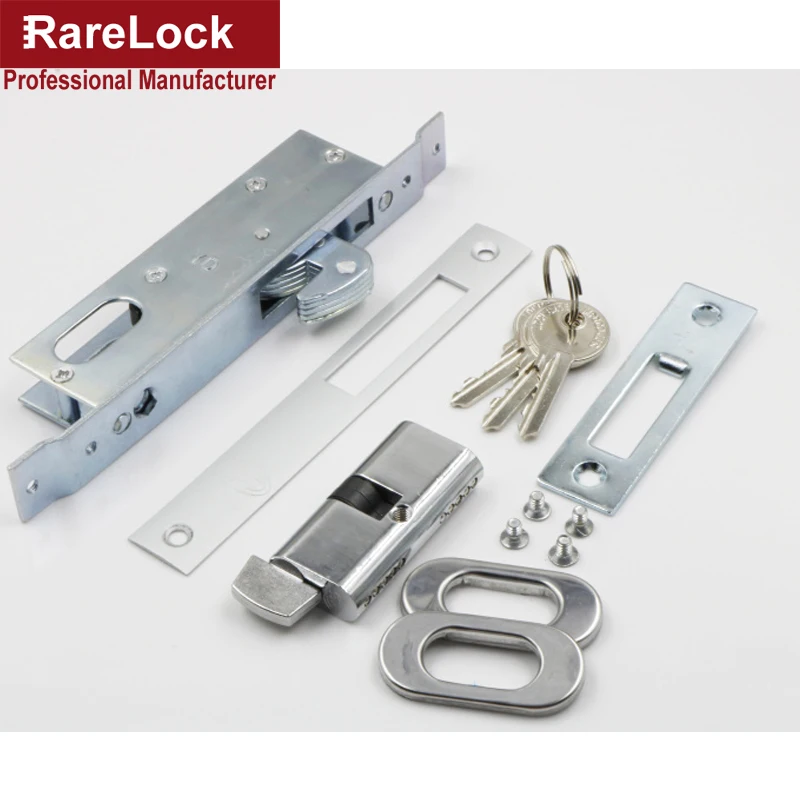 Замок для раздвижной двери с 3 ключами Аксессуары спальни балкона ванной комнаты