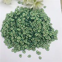 20g 5mm avocado for resin diy supplies nails art polymer clear clay accessories diy sequins scrapbook shakes paper craft