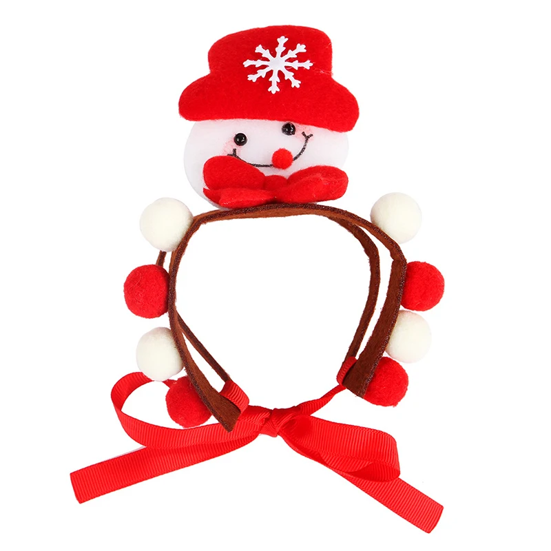 Рождественский Хэллоуин для домашней собаки кошки головные уборы питомца щенок