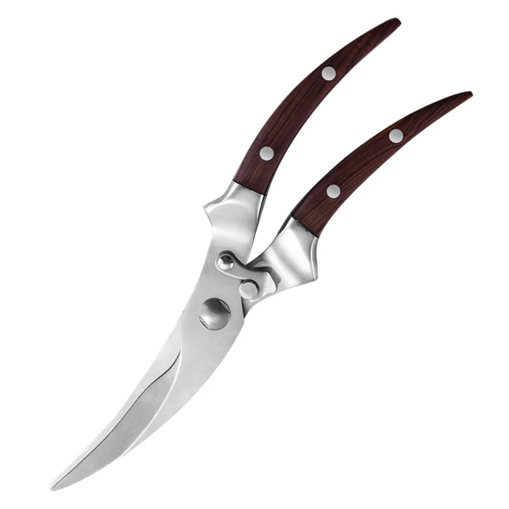 

Stainless Steel Chicken Bone Scissors Chicken Duck Fish Cutter With Safety Lock Shears Scissors Cooking Knife Kitchen Tool