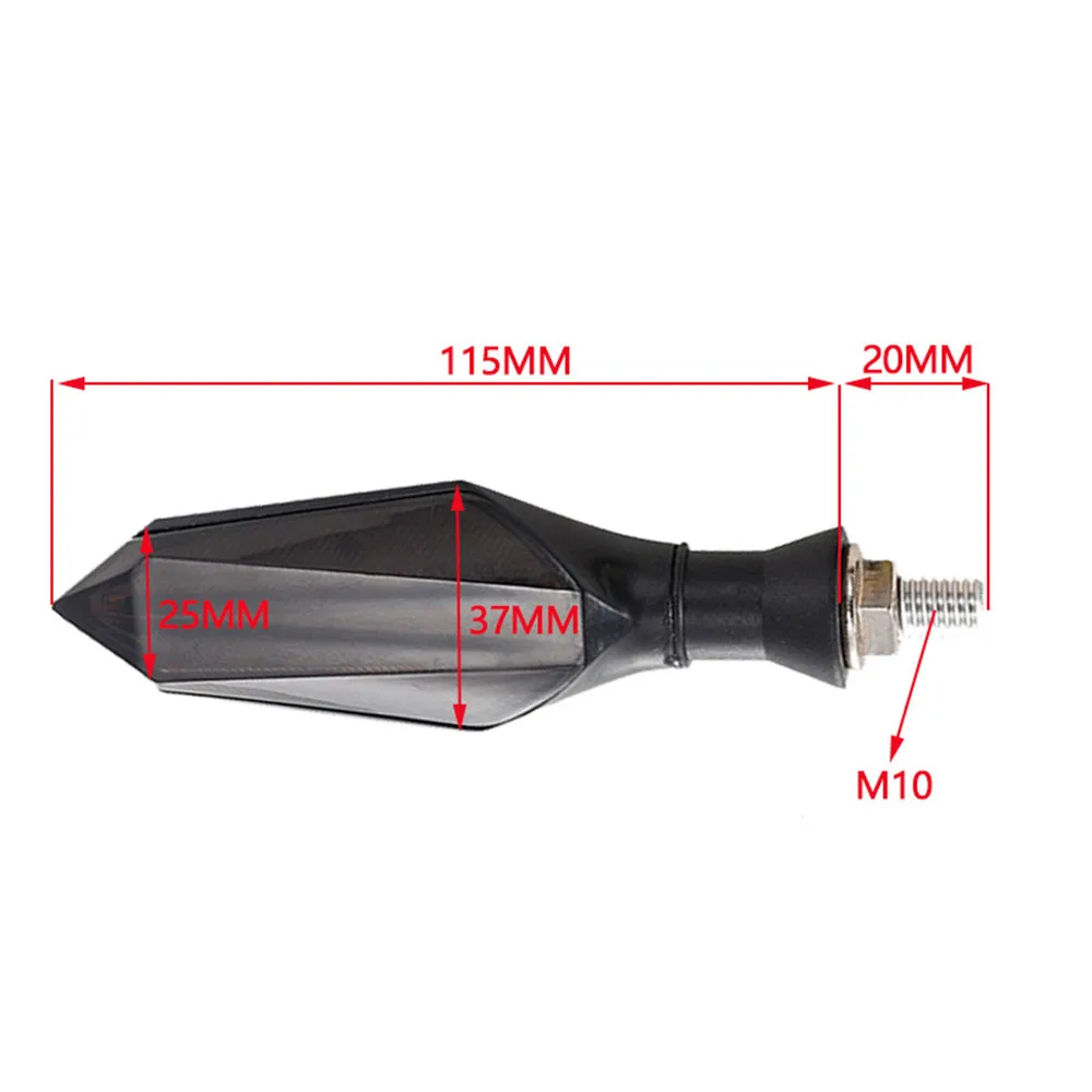 

DC12.8V Turn Signal Light Motorcycle Replacement Sequential Waterproof