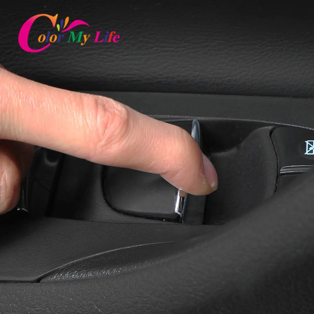 Автомобильный переключатель стеклоподъемника Color My Life 7 шт./компл. хромированный