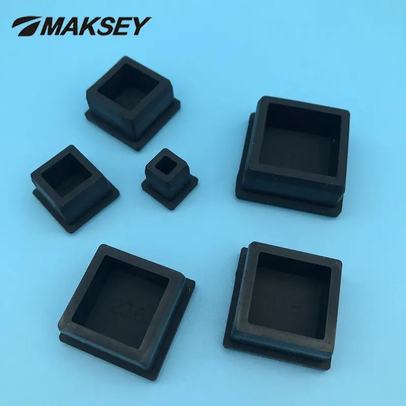 MAKSEY резиновые накладки для мебели квадратной формы на ножки стола стула ПВХ
