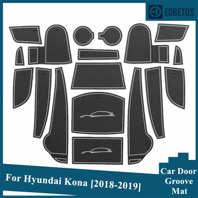 Kona Gate Slot Coaster Mat Автомобильный Дверной коврик автомобильные аксессуары Стайлинг