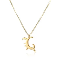 10 cursive english letter g name sign personality pendant chain necklace alphabet initial friend family gift necklace jewelry