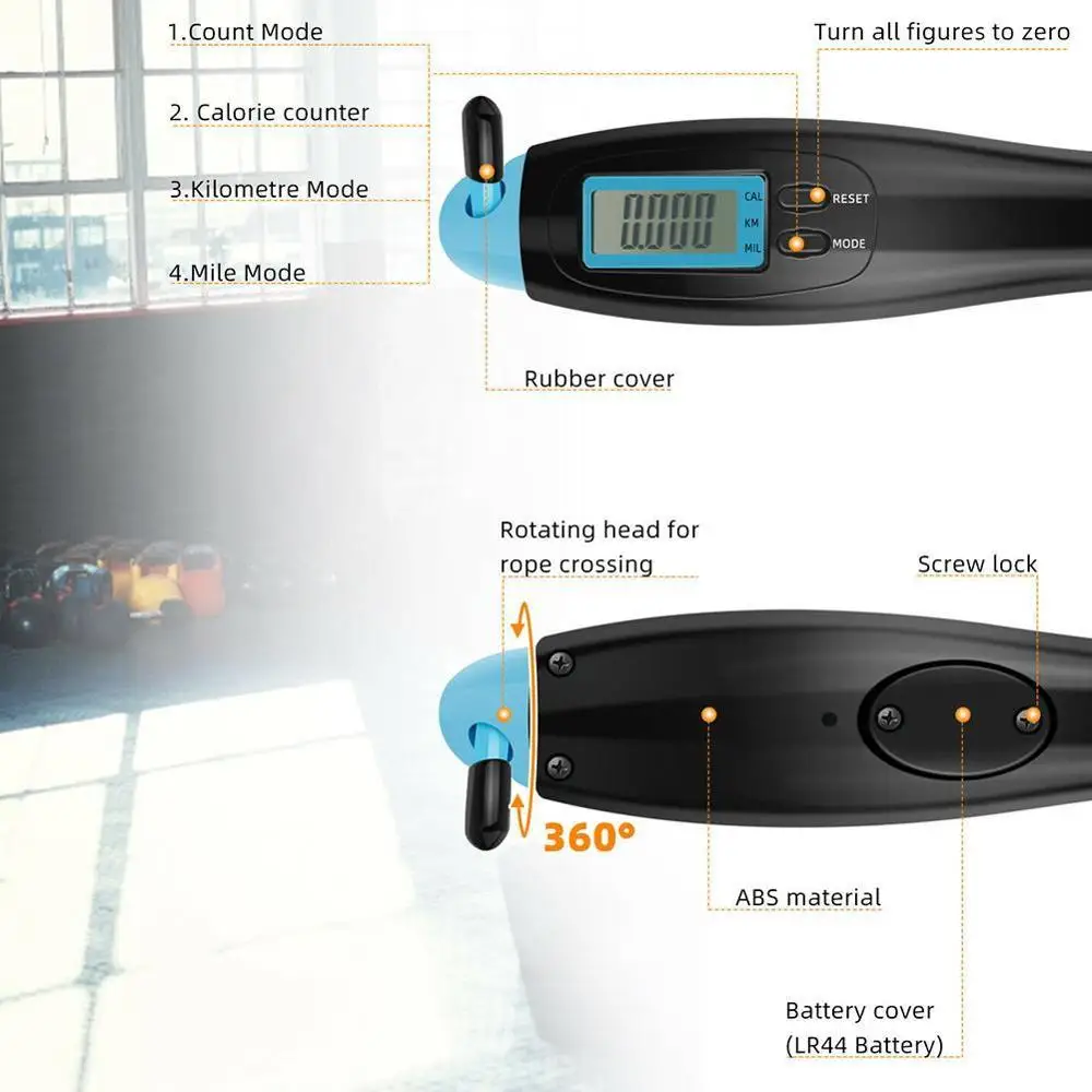 Беспроводные скакалки Умная Электронная Цифровая Беспроводная Скакалка с
