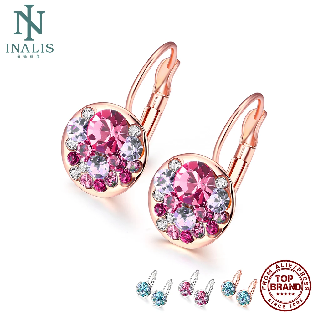 INALIS серьги для женщин Симпатичные оловянные сплавы многоцветные