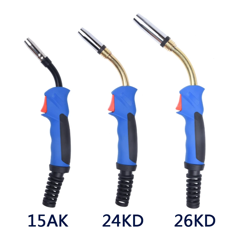 

15AK 24KD 36KD Professional MIG MAG MB Welding Torch Air Cooled Contact Tip Swan Neck Holder Gas Nozzle European Type
