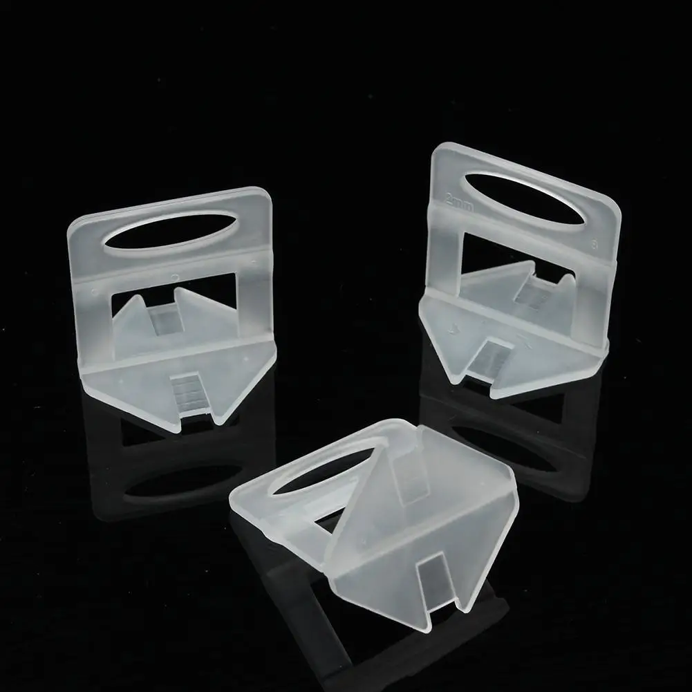 100 шт. клиновидные зажимы система выравнивания керамической стены пола плитки