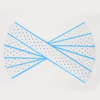 12 inch 5pcs walker tape extenda bond plus lace front tape strip blue air flex double sided tape for toupee wig adhesive