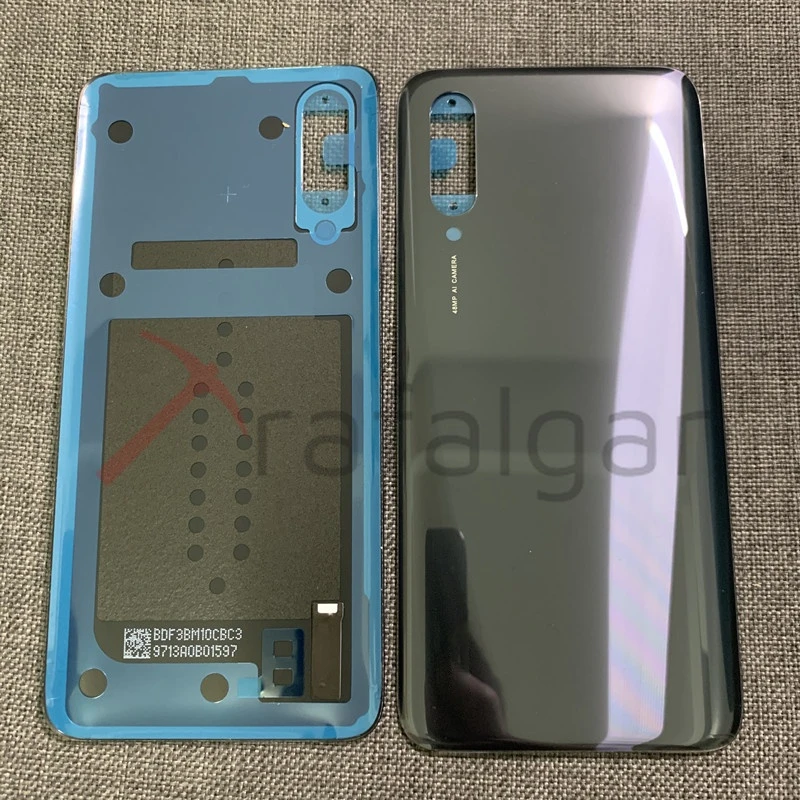 Задняя крышка батарейного отсека для Xiaomi Mi 9 Lite стеклянная панель Mi9 CC9 Корпус