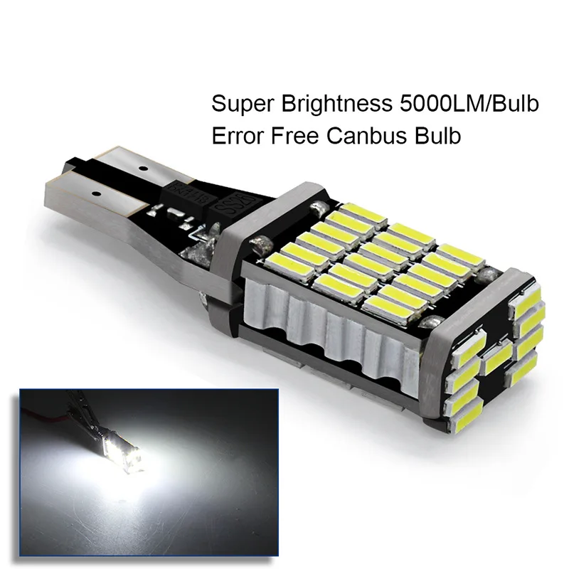 2pcs T15 921 W16W T16 Canbus LED Bulb Car Backup Reverse Lights for Mercedes Benz W220 W213 W176 ML CLK W201 W208 W123 W164 SLK |