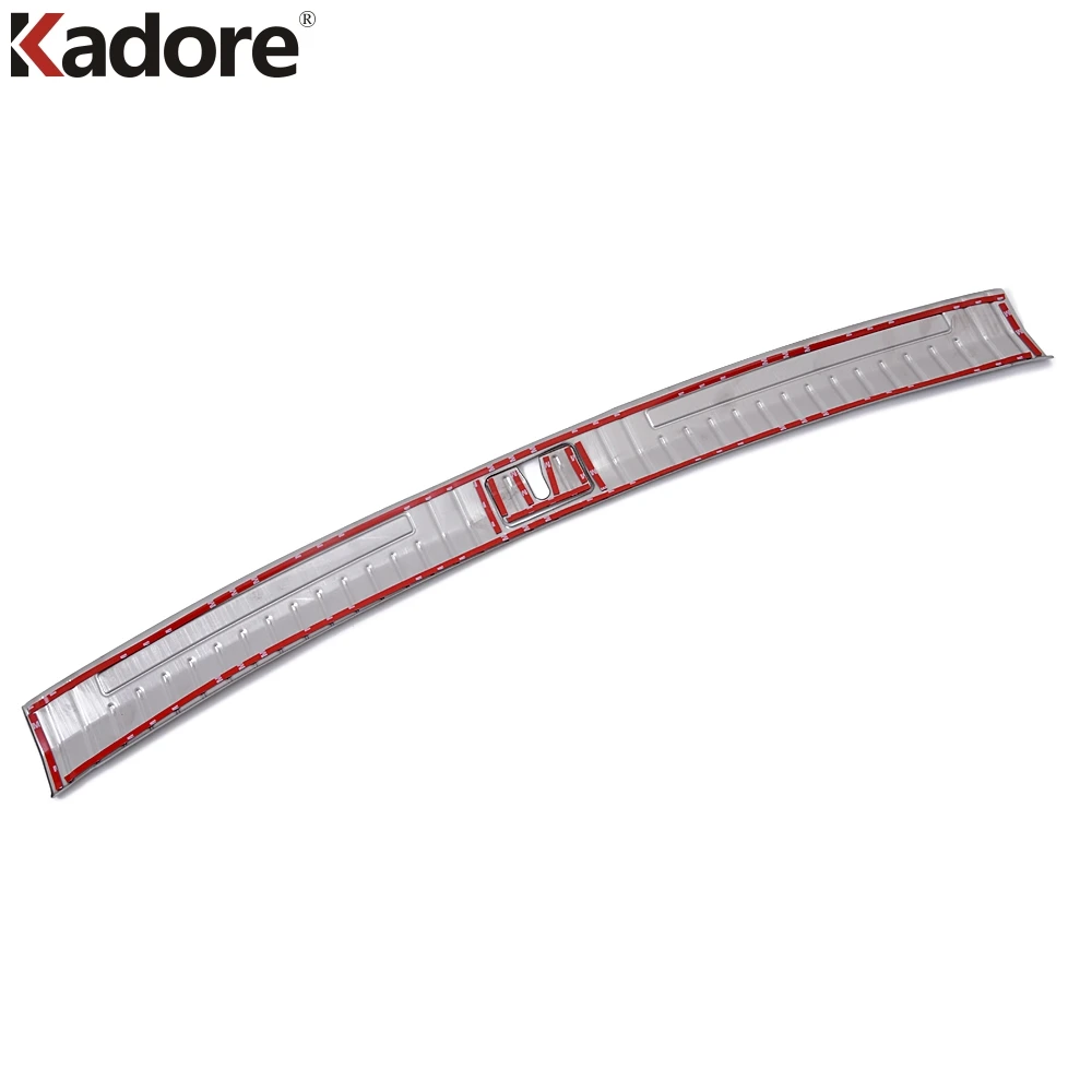 Нержавеющая сталь задний багажник бампер чехол накладка для Volkswagen VW Tiguan 2017 2018 2019