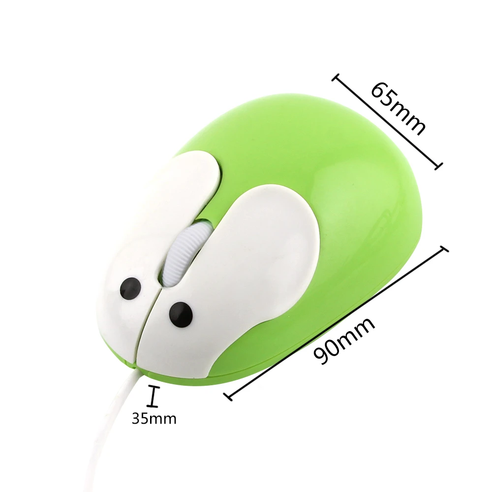 USB chyi 3D Проводная мышь мини милый мультфильм кролик игровая оптическая Mause мыши