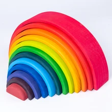 JENNY Rainbow Stacker BLOCK Montessori Educational Toy for Children