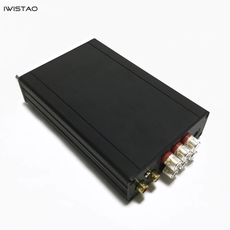 Цифровой усилитель HIFI 2 1 2x50 Вт + 100 TPA3116D2 сабвуфер без адаптера питания алюминиевый