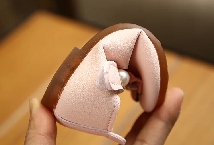 Стельки 11 5 13 см Новая детская обувь из искусственной кожи с бантом для девочек