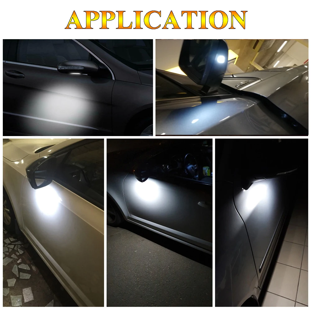 2 шт. Ксеноновые белые светодиодные лампы для подсветки зеркала в сборе Mercedes Benz W204