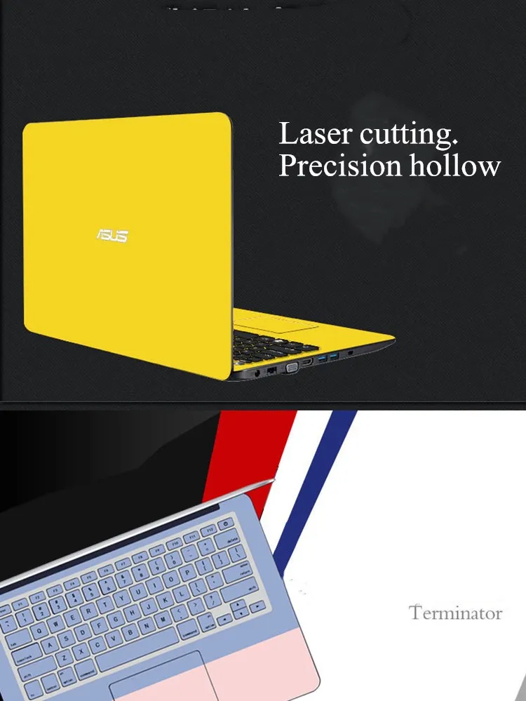Наклейка для ноутбука acer dell hp lenovo samsung 12 13 14 15,6 дюймов, защитная пленка для экрана клавиатуры, водонепроницаемая