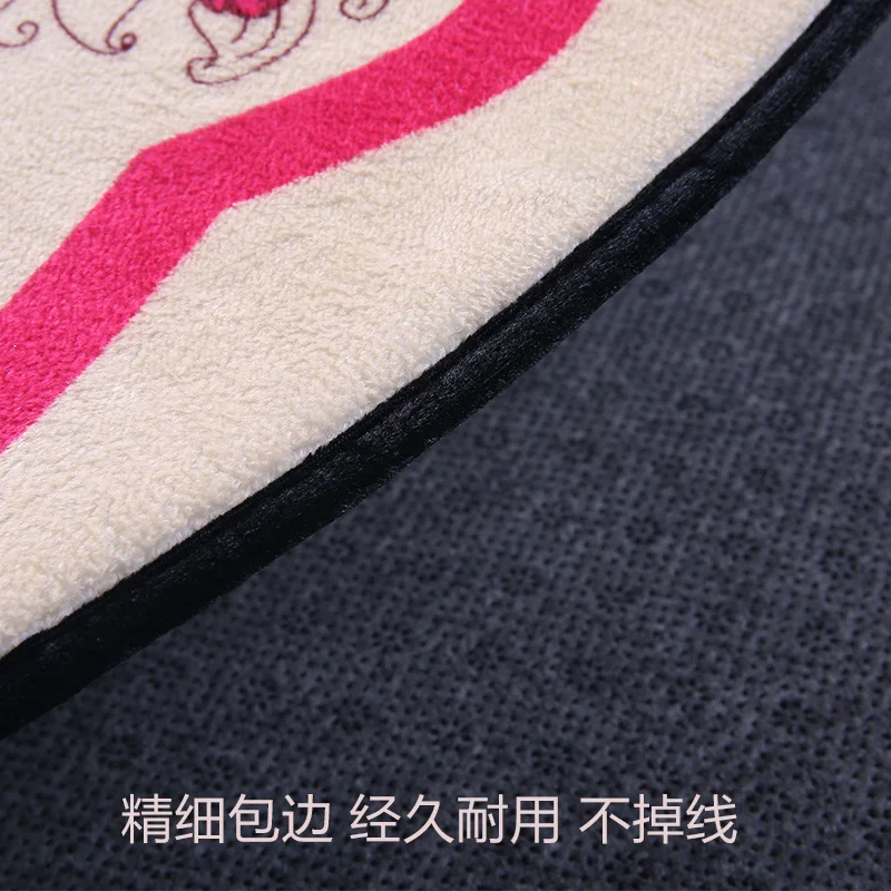 HUAMAO Мультяшные животные круглый коврик для гостиной детские спальни коврики и