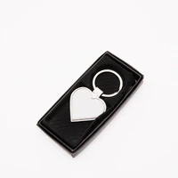 key pendant thermal transfer blank metal keychain consumables creative gift custom photo diy keychain