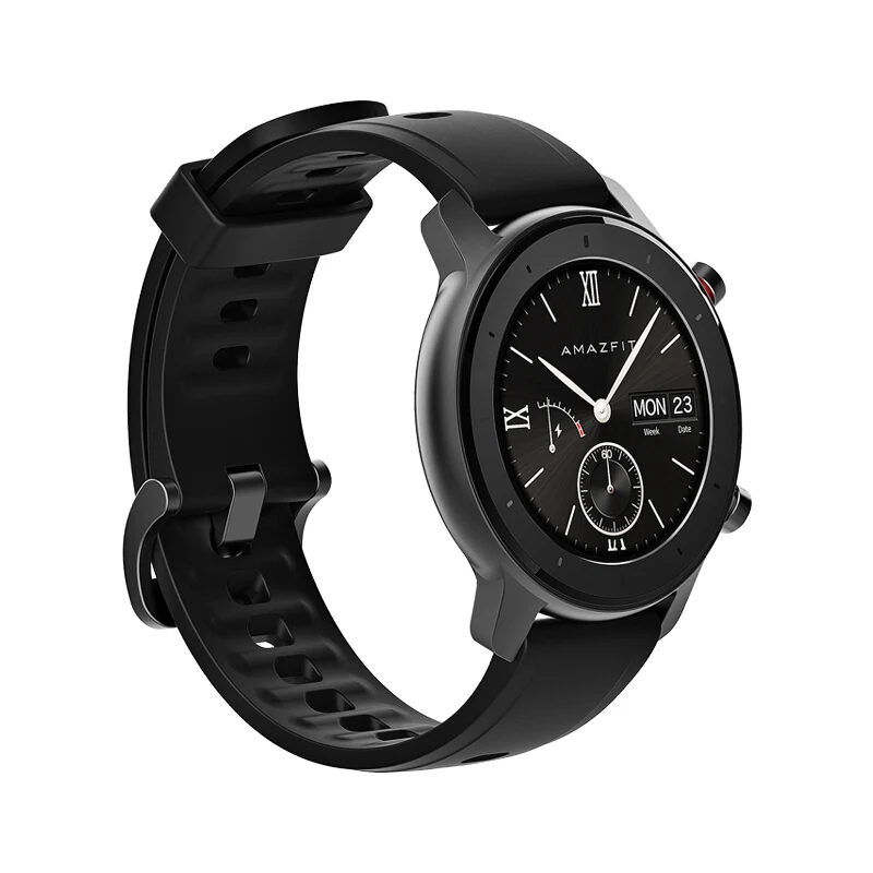 Amazfit gps+ GLONASS 42 мм gps Смарт-часы для женщин 50ATM Водонепроницаемый Фитнес-трекер Smartwatch Strava управление музыкой для Android IOS