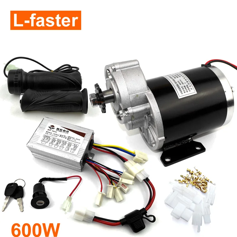 36 в 600 Вт Электрический трехколесный велосипедный комплект для преобразования