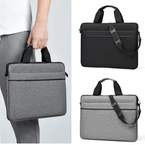 laptop bag sleeve for macbook pro 13 14 15 6 16 inch asus lenovo dell huawei matebook d14 d15 d16 notebook handbag shoulder bags free global shipping