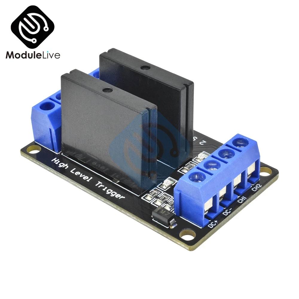 G3MB-202P 5 В DC 2-канальный твердотельный релейный модуль для Arduino высокоуровневый