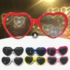 Женские солнцезащитные очки в форме сердца, с особым эффектом