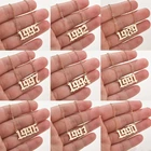 Персонализированные ожерелья с цифрами для женщин 1989 2000 подарок на день рождения с 1989 по 2020