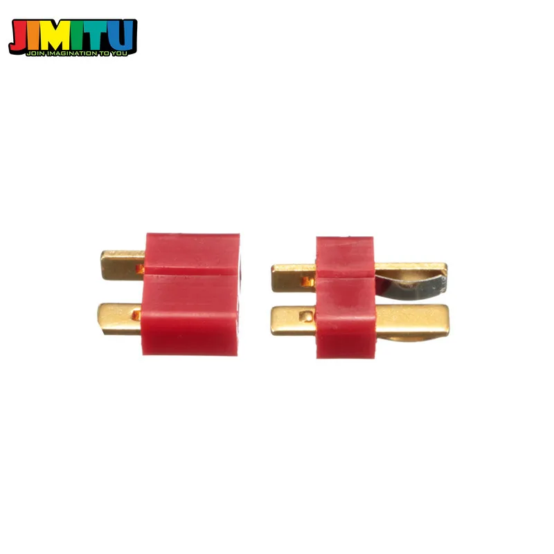 JIMITU 20 шт./10 пар Т-образные разъемы для RC LiPo батареи вертолета Мужской и Женский Разъем Ассортимент Комплект