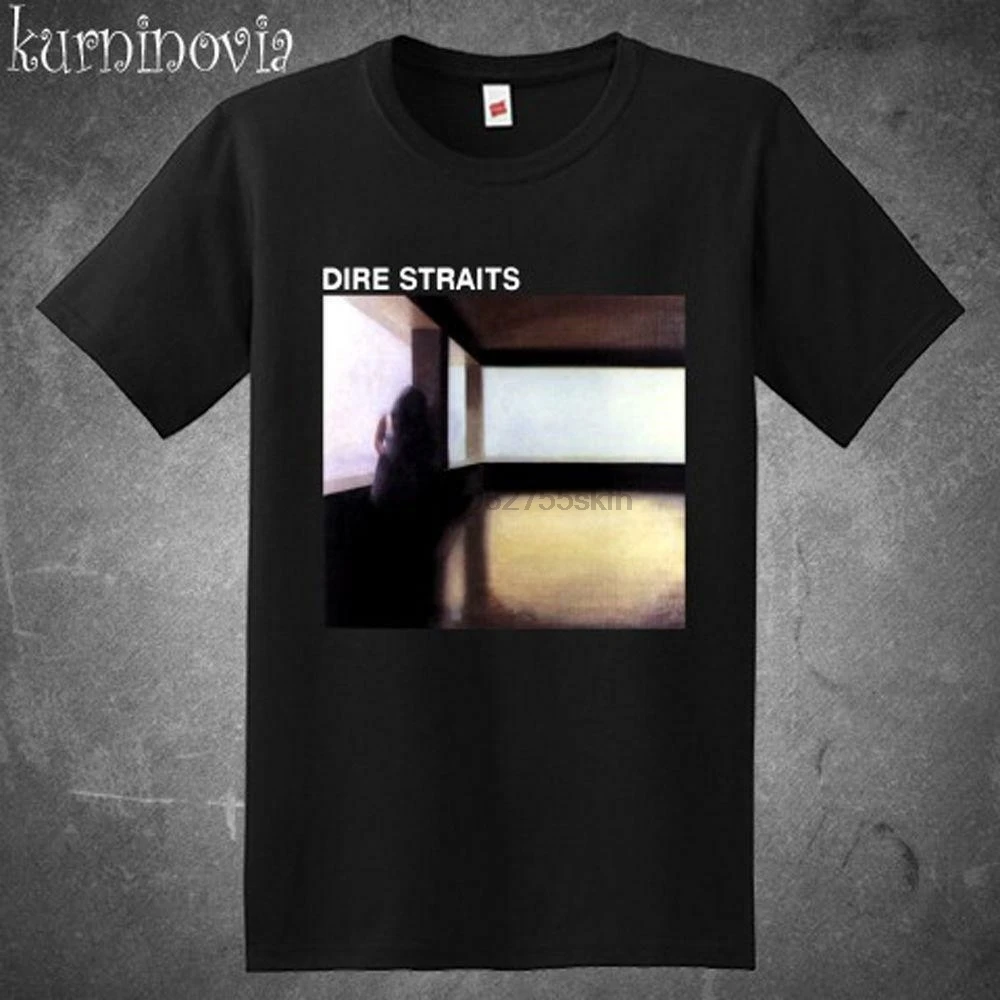 Новый DIRE STRAITS рок группа Легенда Обложка альбома черная рубашка США размер S XXXL