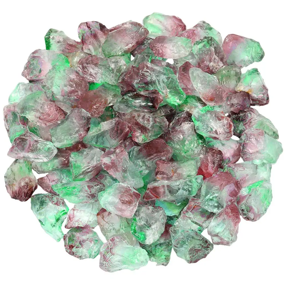 1 партия (230 г) фиолетовый и зеленый с титановым покрытием Натуральный горный