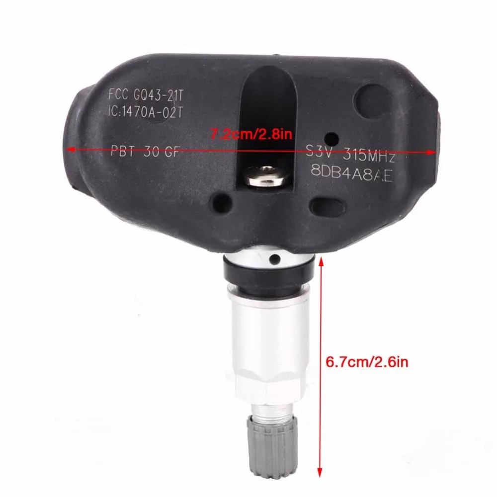 4 шт. автомобильный TPMS датчик давления в шинах для Honda Pilot Odyssey Acura TL MDX RL