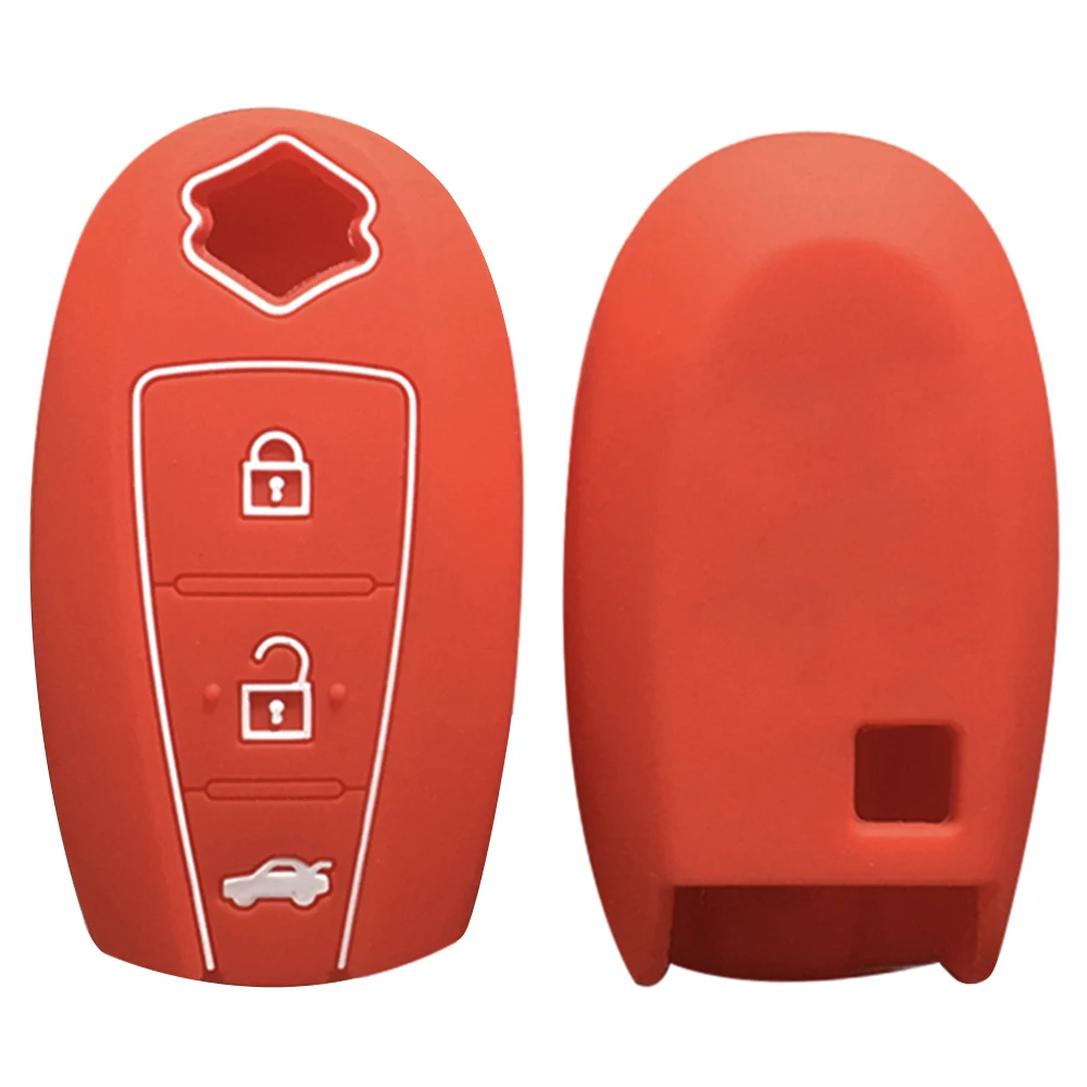Silicone Key Fob Cover Case Hood Protect Holder for SUZUKI Swift Sport SX4 SCORSS Grand Vitara Remote Car Accessori | Автомобили и