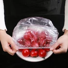 100 шт. Еда Класс Пластик Еда крышка крышки растягивающиеся из эластичный шар крышка Кухня Обёрточная бумага для сохранения свежести Пластик шапки посуда Кухня