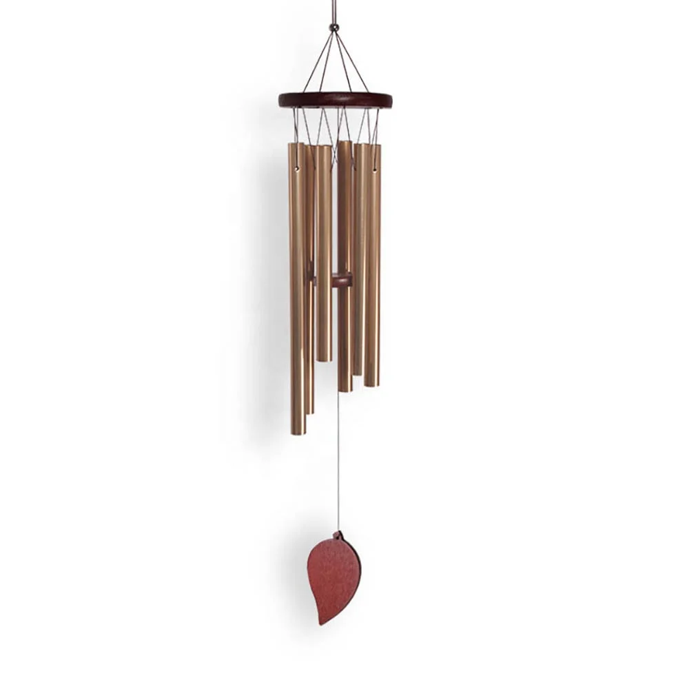 

Beautiful 3D pipe custom wind chime for gold decoration