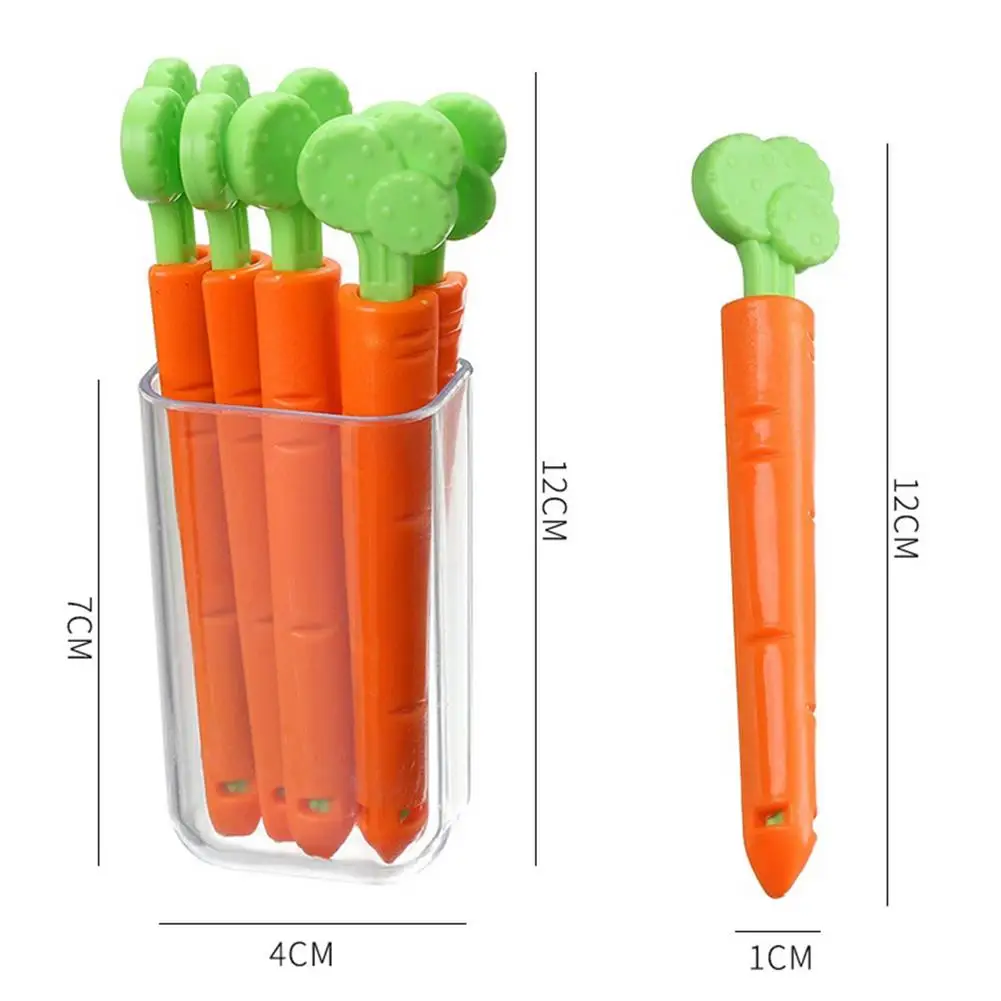 

Food Snack Bag Sealing Clips Carrot-Shaped Refrigerator Magnet Kitchen Storage Food Snack Sealingl Kitchen Accessories