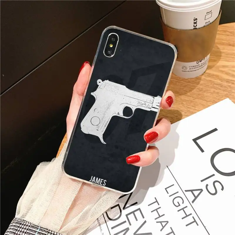 Dangerous Weapons Phone Case For Iphone 7 8 Plus X Xs Max Xr 11 12 13 Mini Pro SE2 Transparent Soft Cover | Мобильные телефоны и