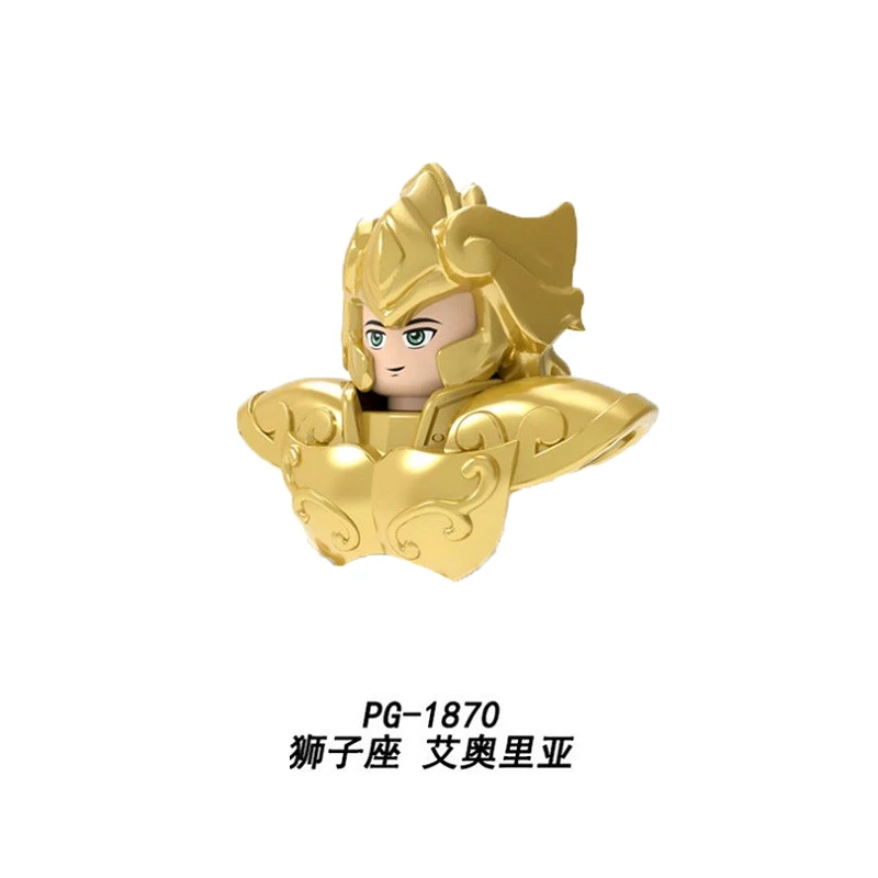 

Anime Figure One Set Wholesales Plastic Toys Saint Seiya Building Block Twelve Constellations Modles For Kid Toy PG8212 PG8213
