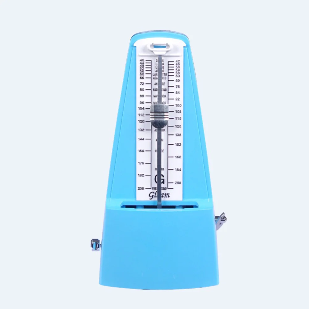 

Mechanical Metronome High Accuracy with Audible Click and Bell Ring (Black)