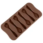 Новая силиконовая форма для шоколада ложки для выпечки формы для выпечки из нержавеющей стали антипригарное печенья Форма для пирога Желе и конфеты пресс-форм 3D формы DIY Хорошее