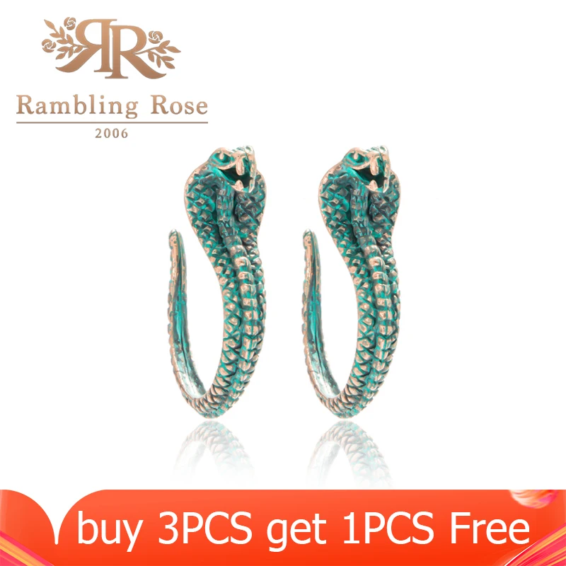 2020 новые серьги гвоздики эффектные золотые кобры висячие змеи для женщин