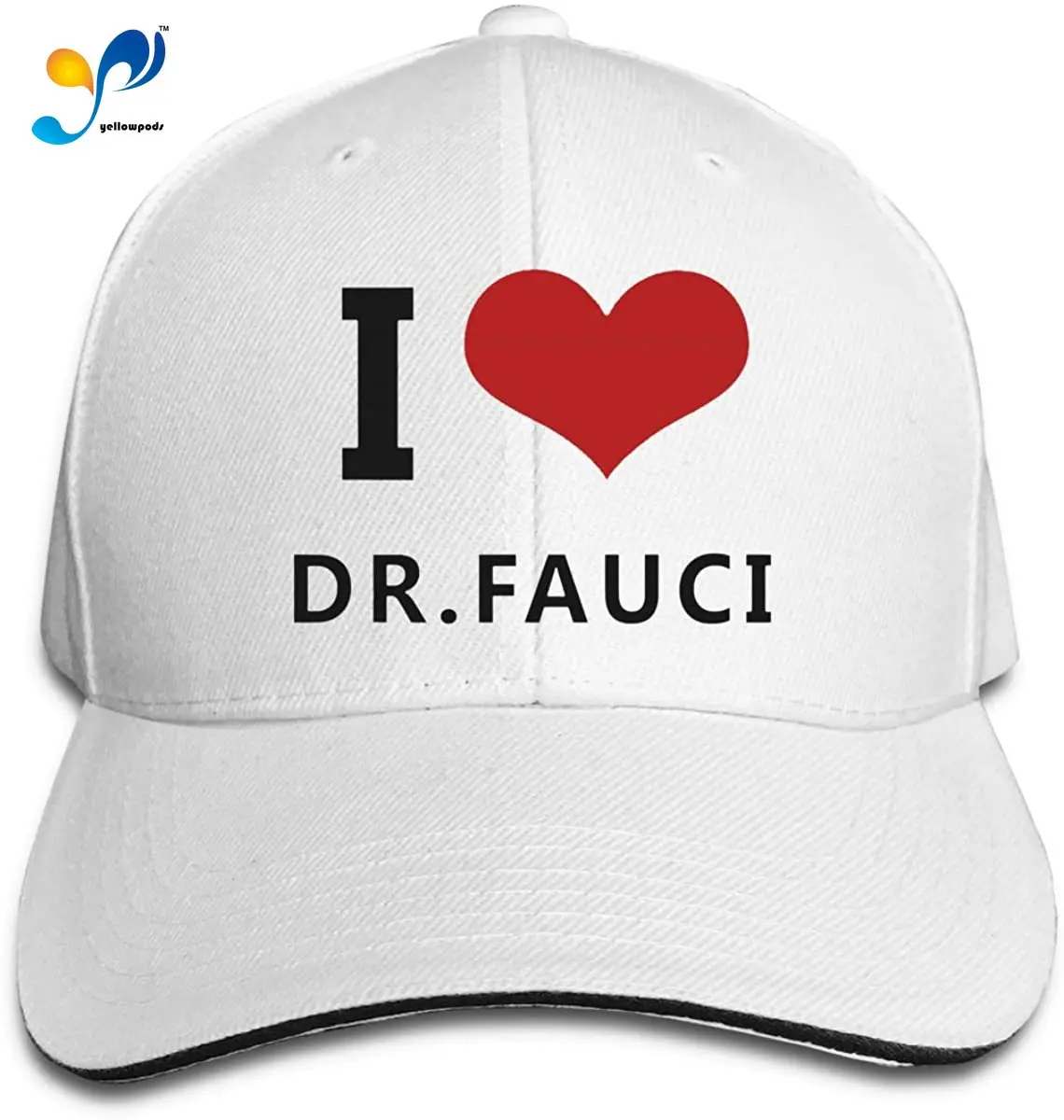 

I Love Dr Fauci Girl's and Man Classic Pointed Cap Cap
