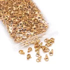 Застежка Лобстер из нержавеющей стали, 10 шт., золотистый цвет, 9, 10, 11, 12, 13, 15 мм, гипоаллергенная Соединительная Пряжка, фурнитура для ювелирных изделий своими руками