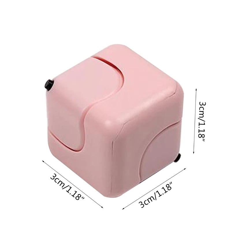 

1PC Kids' Party Favor Set Pressable Fidget Spinner Orbiting Ring Cube for Kids Adults Pressure Anxiety Gyro Spinner Toy